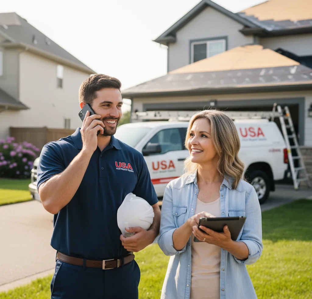 USA Roof Repair Experts customer support in Harris
